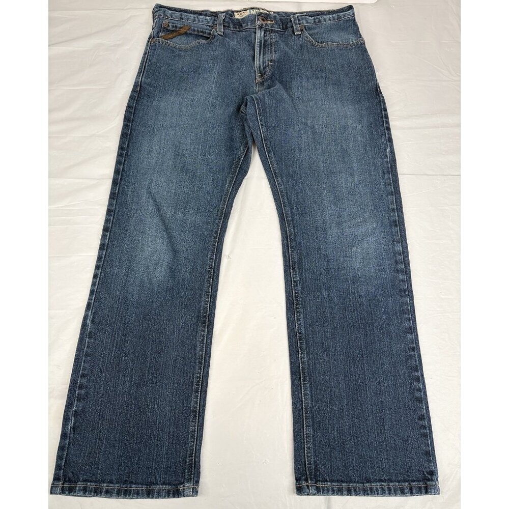 Ariat Legacy M7 Slim Fit Straight Leg Jeans Men’s 35x29 Denim Blue Stretch